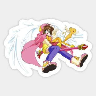Sakura flying Sticker